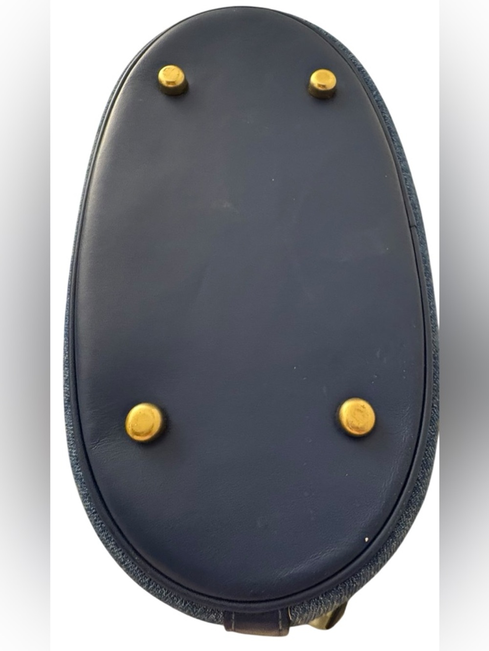Coach  Willow Tote. Shoulder/Crossbody Straps. Denim/Gold-Tone Accents. - Picture 9 of 10